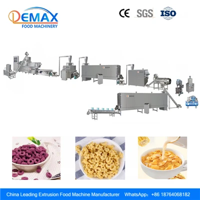 Twin Screw Cereal Extruder|Automatisk ekstruderingsmaskin for frokostblandinger